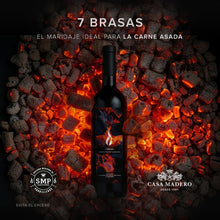 Load image into Gallery viewer, Vino tinto 7 Brasas para carne asada