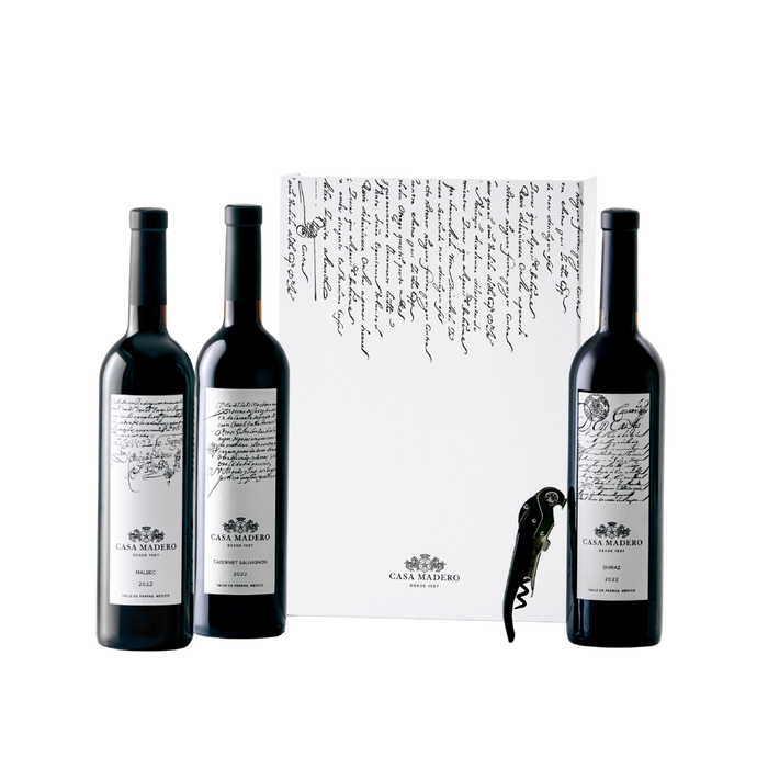 Coleccion Varietales Obsequio Casa Madero 3 Botellas