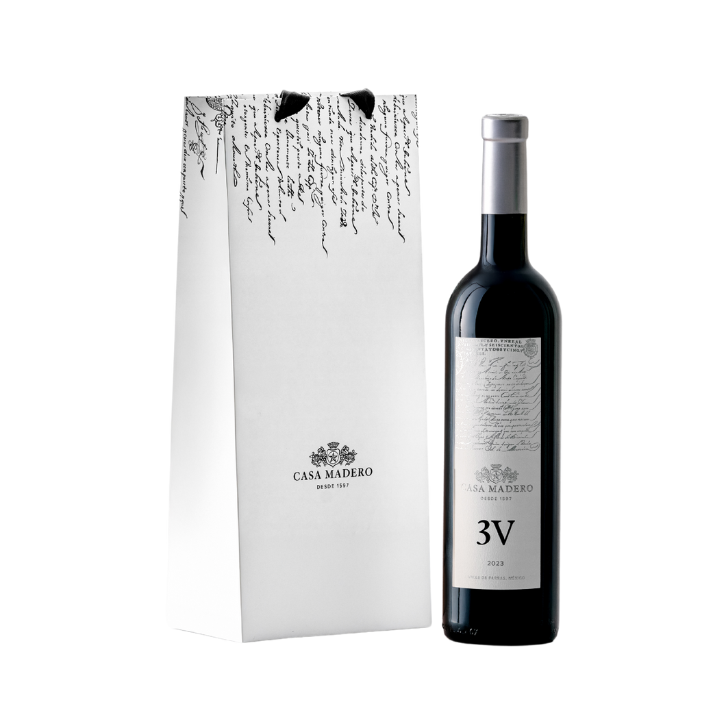 Bolsa de Obsequio 3V Casa Madero Vino Tinto Mexicano