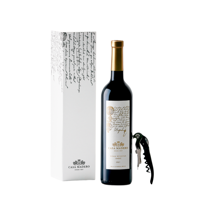 Obsequio Gran Reserva Shiraz Casa Madero Vino Tinto Mexicano